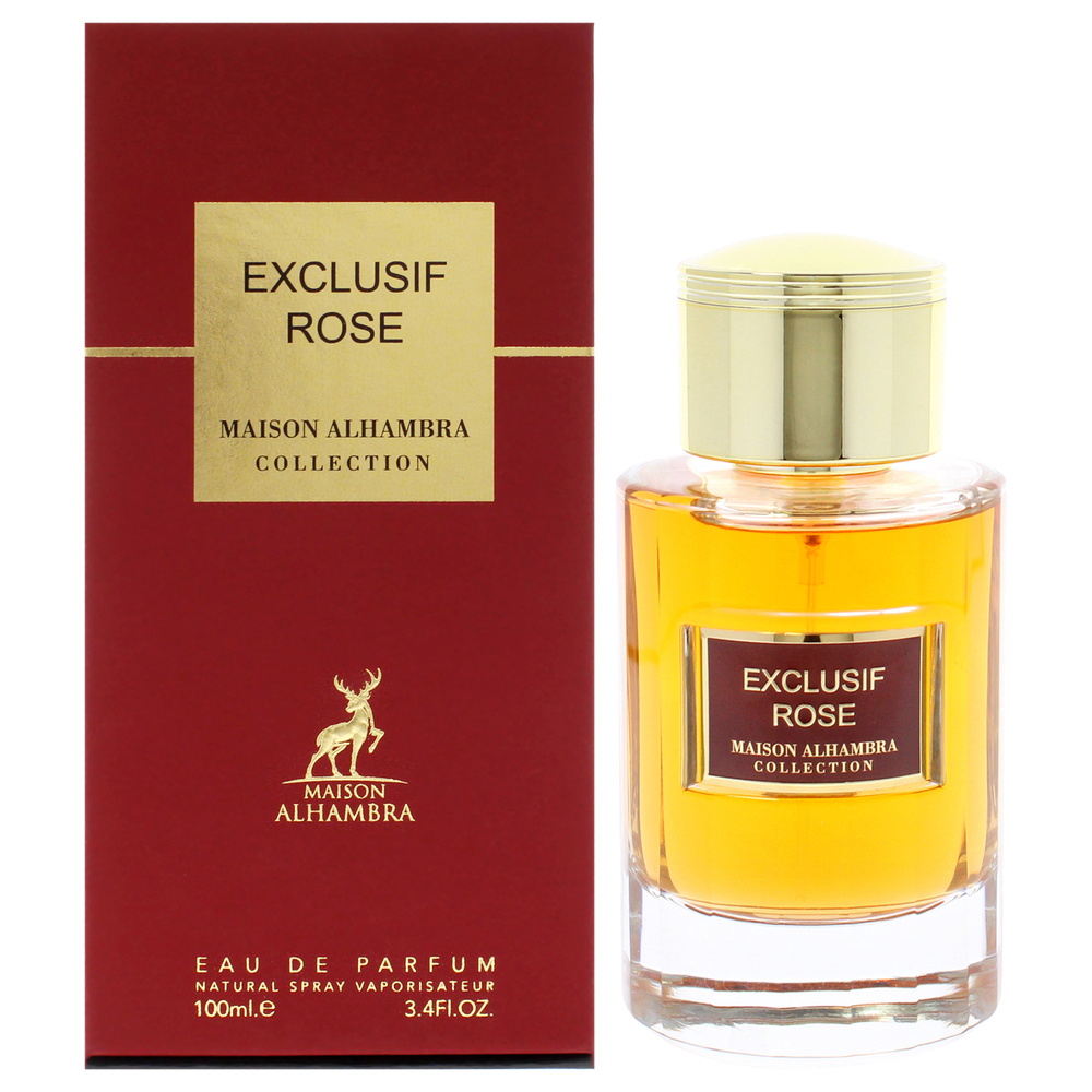 Exclusif - Rose by Maison Alhambra for Women - 3.4 oz EDP Spray